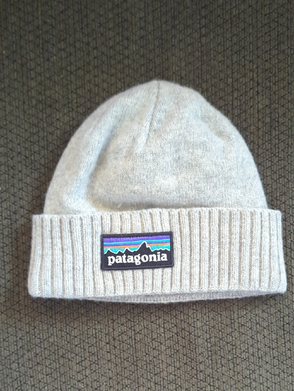 Patagonia Light Gray Beanie